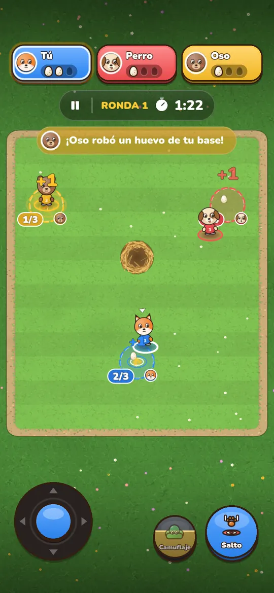 Roba de las bases rivales